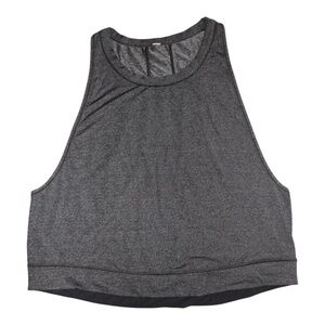 Lululemon Dark Grey Heathered Muscle Tee